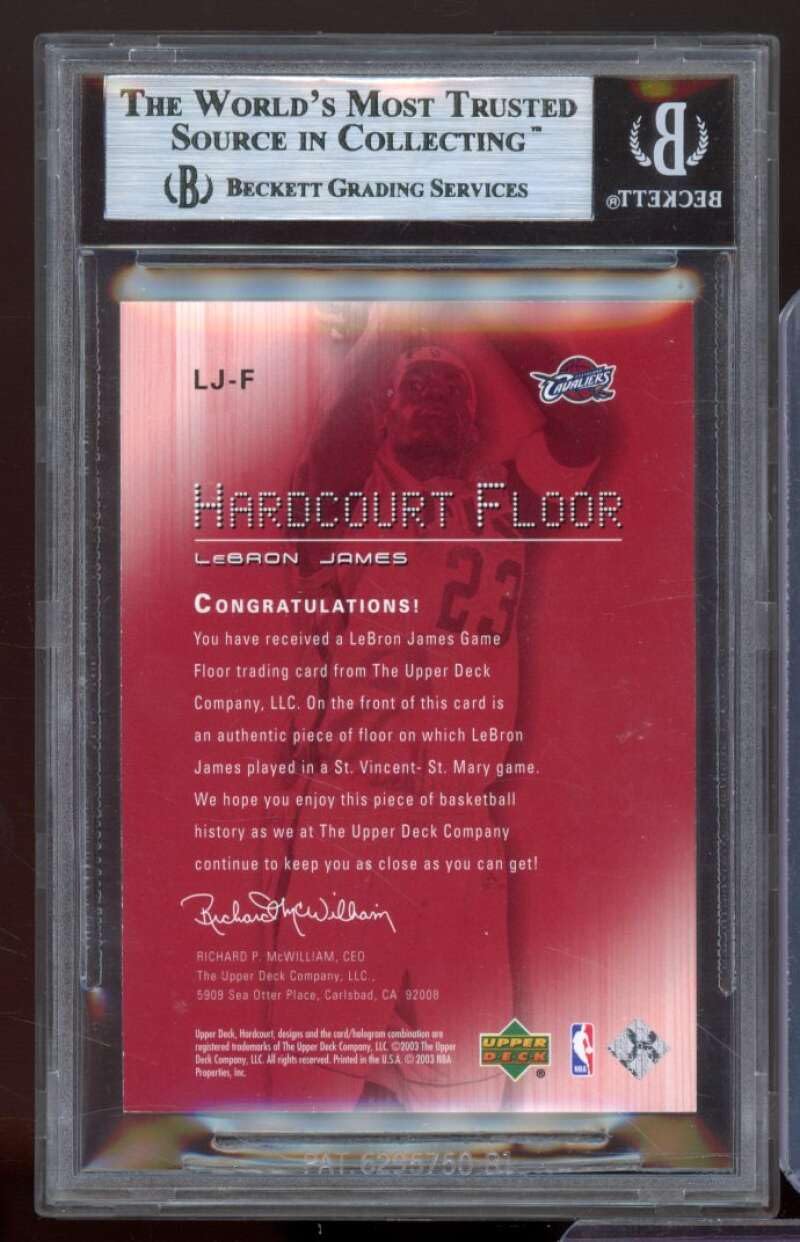 Amazon.com: LeBron James Rookie Card 2003-04 Upper Deck Hardcourt